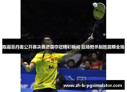 陈雨菲丹麦公开赛决赛逆袭夺冠精彩瞬间 后场劈杀制胜震撼全场